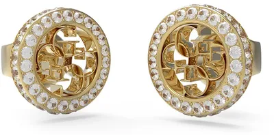 Produktbild von Guess JUBE04164JWYG Damen-Ohrringe Ohrstecker 4G Crush Goldfarben