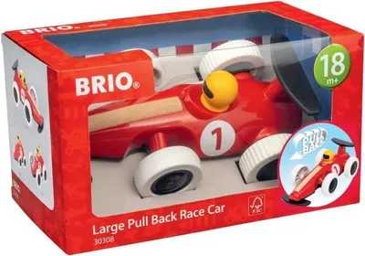 Immagine prodotto di Macchinina a molla, Brio World, primo giocattolo educativo, giocattolo per lo sviluppo motorio dei bambini piccoli, meccanismo a molla