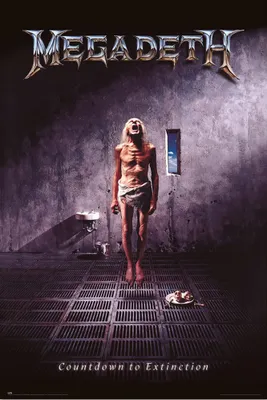 Produktbild von Megadeth Poster Countdown to Extrinction