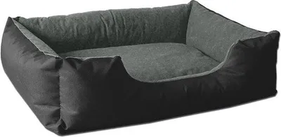 Produktbild von Famanu Hundebett Komfortabel und Waschbar - Schwarz/Grau