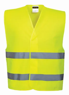 Zdjęcie produktu dla Kamizelka ostrzegawcza odblaskowa żółta drogowa XL - zapięcie na rzepy