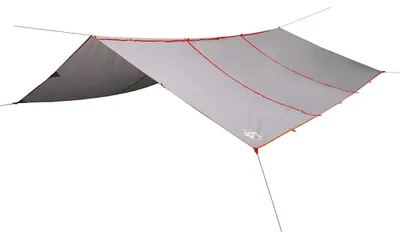 Produktbild von vidaXL Tarp Grau und Orange 420x440 cm Wasserdicht