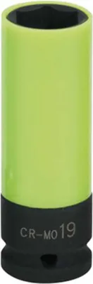 Obrázek produktu pro KS Tools 515.1075, Rázová hlavice, Zelená, 1 hlava/hlavy, 1/2", Metrický, 19 mm