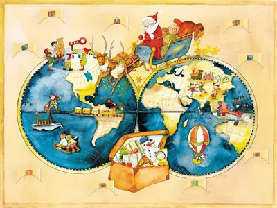 Produktbild von Adventskalender "Reise um die Welt"
