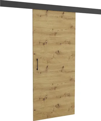 Produktbild von LUCAS moderne Schiebetür (ARTISAN/SCHWARZ/SCHWARZ)