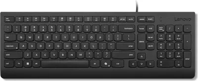 Produktbild von Lenovo 4Y41R64647 Tastatur Heimbüro USB Deutsch Schwarz