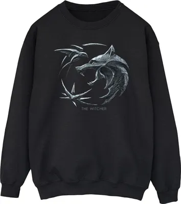 Produktbild von Netflix - "The Witcher" Sweatshirt für Herren BI47520 (M) (Schwarz)