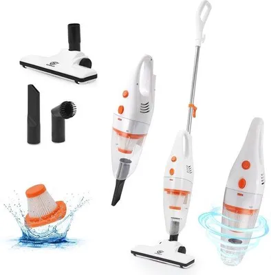 Obrázok produktu pre Vysávač 4 v 1 bez vrecka, výkonný, univerzálny, s filtrom HEPA, na zvieracie chlpy, na koberce