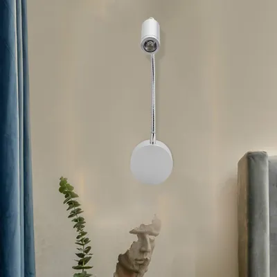 Obrázek produktu pro Flexibilní lampa, světlo na čtení, zrcadlové světlo, flexibilní nástěnná lampa, nástěnné noční světlo
