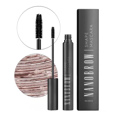 Zdjęcie produktu dla Maskara do brwi brązowa Nanobrow Brown - tusz do stylizacji brwi