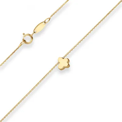 0-5mm-Fantasiekette-Schmetterling-aus-585-Gelbgold-42cm