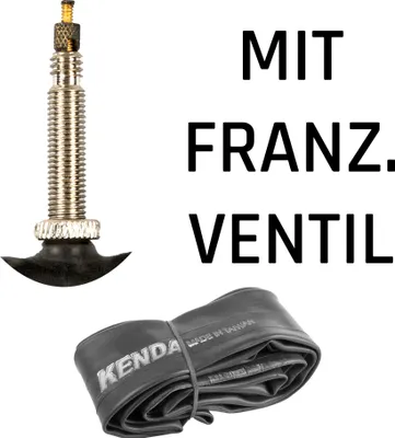Produktbild von Kenda 12 - 29 Zoll Fahrrad Schlauch Fahrradschlauch Fahrradschläuche AV DV FV Autoventil Schraderventil Französisches Ventil Sclaverand Dunlop universal Schlauch