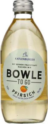 Produktbild von Katlenburger Bowle To Go Pfirsich mit reinem Fruchtsaft 330ml