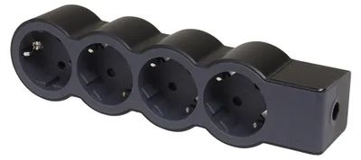 Obrázek produktu pro Bezkabelní Rozvodnice 4X Schuko Legrand - Černá/Šedá