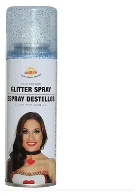 Obrázek produktu pro Zářivý třpytivý sprej na vlasy pro účes modrá 125ml