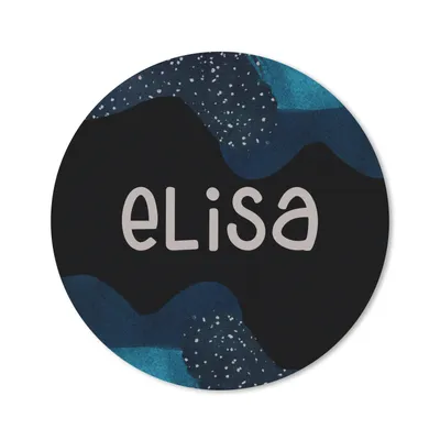 Produktbild von MuchoWow® Mauspad Mousepad Elisa - Pastell - Mädchen 40x40 cm - Mousepads - Maus Mat - Pad - Mausunterlage - Schreibtisch Accessoires