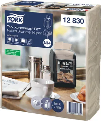 Zdjęcie produktu dla TORK 12830 720 Servietten Xpressnap Fit® weiß