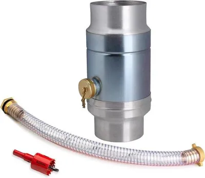 Produktbild von Regenwassersammler DN100 aus Aluminium mit doppelwandiger Konstruktion