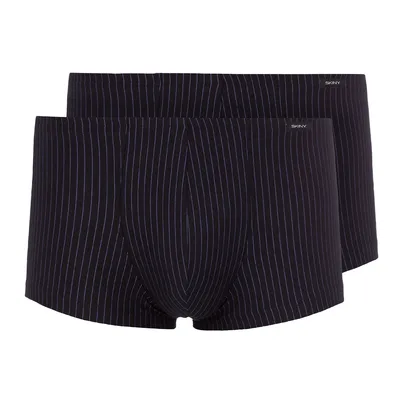 Produktbild von Skiny Herren Pants 2er Pack Baumwolle Advantage Shadow Stripes