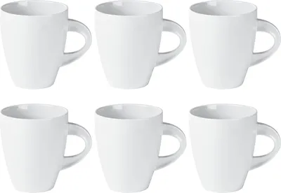Immagine prodotto di Verso 922223 Tazza da caffè "La Musica", bianca, 380 ml (set da 6)