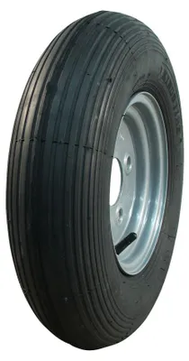Komplettrad 4,80/4,00-8 Zoll + 2.50A x 8H2 NaRubb 60/100/4