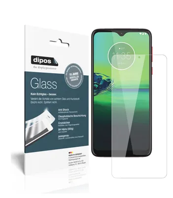Produktbild von 1x Schutzfolie für Motorola Moto G8 Play - Anti-Shock 9H Folie dipos Glass Kunststoffglas
