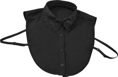Produktbild von Funkelnder Strasskragen, abnehmbar, rot-kariert, mit Weihnachtsmotiv, Damen-Pullover-Akzent, abnehmbarer Kragen