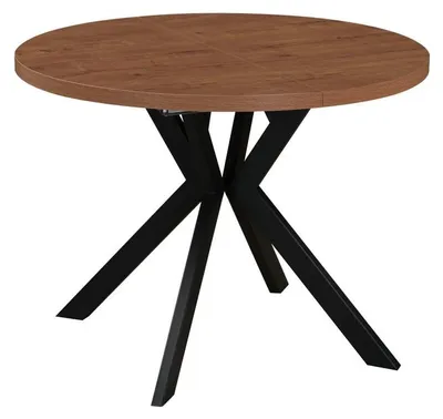 Produktbild von Kondela Ausziehbarer Esstisch Lukos 100-250/75,5 cm - dunkle Eiche / schwarz