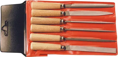 Produktbild von Blu-Dan Schlüsselfeilen-Satz 6-teilig Feilen Länge 100 mm Hieb 1/2 schlicht