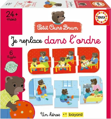 Obrázek produktu pro Lernspiel - EDUCA - Ich assoziiere logische Sequenzen - Kleiner Braunbar
