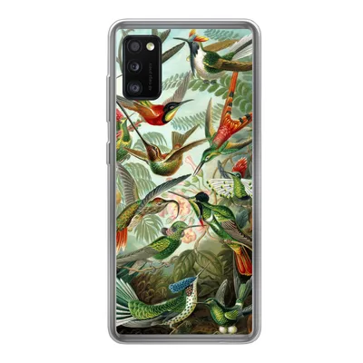 Produktbild von MuchoWow® Handyhülle Schutzhülle Hülle für Samsung Galaxy A41 Trochilidae - Alte Meister - Kunst Silikon Softcase Handy Hülle - Mobiltelefon