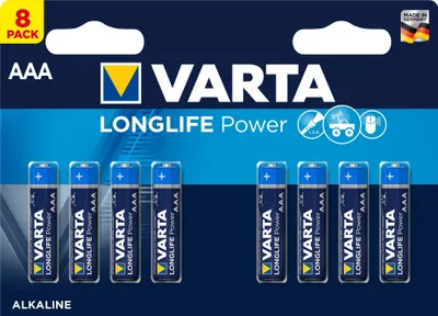 Produktbild von VARTA Batterie High Energy AAA 04903 Alkali 1,5V VE8