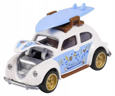 Produktbild von Majorette Deluxe Volkswagen Beetle Spielzeugauto weiß 1:64