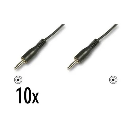 Produktbild von Nilox NX090101102, 3.5mm, Männlich, 3.5mm, Männlich, 1,5 m, Schwarz