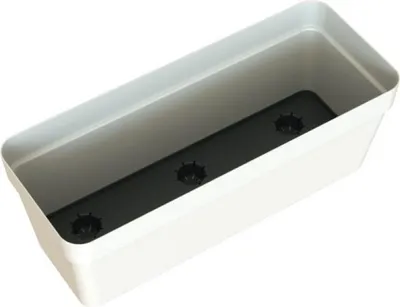 Image de Jardinière Capri 12,5l Blanche Jardinière Avec Réserve D'eau Intégrée - Artevasi