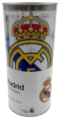 Zdjęcie produktu dla Zestaw aktywnościowy Real Madrid skarbonka 38 elementów Przezroczysty Przezroczysty Jeden rozmiar