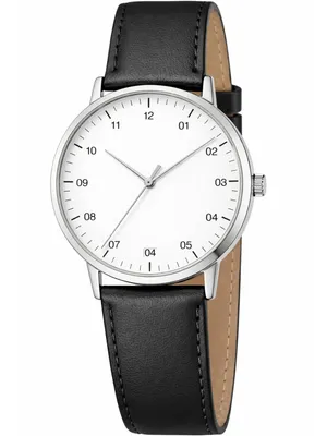 Produktbild von Quarzuhr Herrenuhr minimalistisch Lederarmband No.K3047 (Packung, inkl. Uhrenbox), Dünn minimalistisch Wasserdicht Schwarz weich leicht