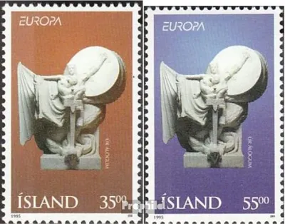 Produktbild von Briefmarken Island 1995 Mi 826-827 (kompl.Ausg.) postfrisch Frieden und Freiheit