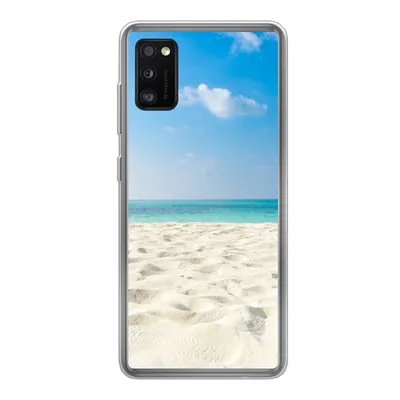 Produktbild von MuchoWow® Handyhülle Schutzhülle Hülle für Samsung Galaxy A41 Tropisch - Strand - Meer Silikon Softcase Handy Hülle - Mobiltelefon