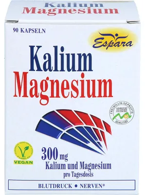 Produktbild von Espara Kalium Magnesium Kapseln, 90 St. Kapseln