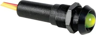 Produktbild von Seder Groupe - 12VBG - LED-Signalleuchte 12V grün- schwarzes Gehäuse