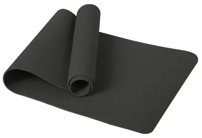 Image de Tapis de fitness antidérapant en TPE, dimensions 183 x 61 x 0,6 cm, pour salle de sport à domicile