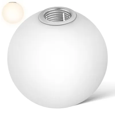 Lampenschirm Globe G9, 8 cm, Milchglas, Ersatz für Kronleuchter