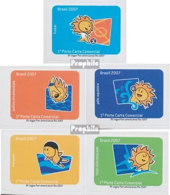 Produktbild von Briefmarken Brasilien 2007 Mi 3470-3474 (kompl.Ausg.) postfrisch Panamerikanische Sportspiele