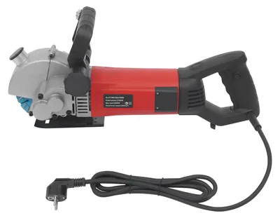 Produktbild von Elektrische Mauernutfräse - Wandschneider - 3500 W - 133-mm-Scheibe - Laserführung - 5000 U/min - Schnitttiefe 42 mm, Breite 40 mm - Kupfermotor