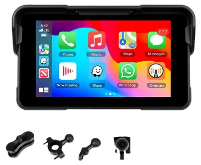 Image de Lecteur d'écran intelligent, compatibilité sans fil CarPlay et Android Auto, lecteur d'écran intelligent