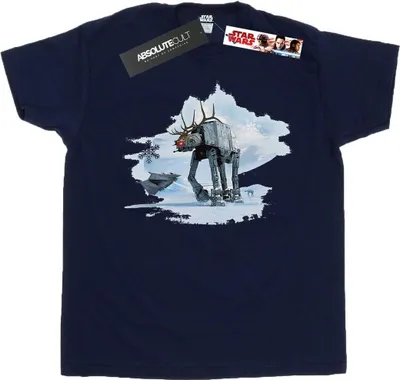 Produktbild von Star Wars - "AT-AT" T-Shirt für Herren BI46027 (M) (Marineblau)