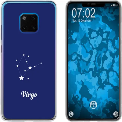 Produktbild von PhoneNatic Case kompatibel mit Huawei Mate 20 Pro Silikon-Hülle SternzeichenVirgo M2