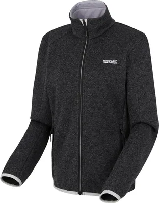 Produktbild von Regatta Strickfleece Jacke für Damen Newhill, Farbe:Schwarz, Größe:36
