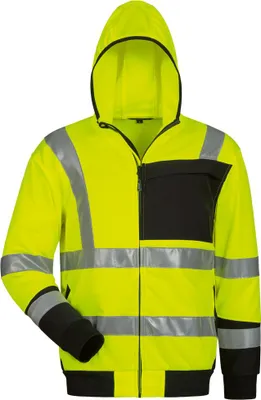 Produktbild von BERNARDINO Warnschutz-Sweat-Jacke Größe XXL(62/64)